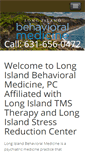 Mobile Screenshot of longislandbehavioralmedicine.com